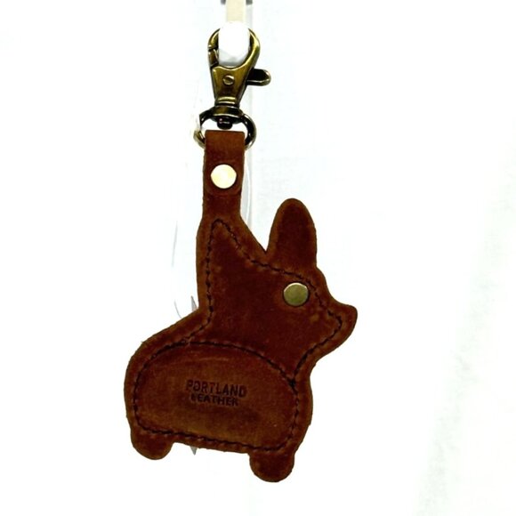 Portland Leather, Corgi Dog ""Chester"" Keychain, Dakota, BNNU - Picture 2 of 2
